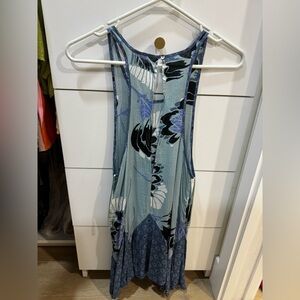 Free People blue mini dress size S
